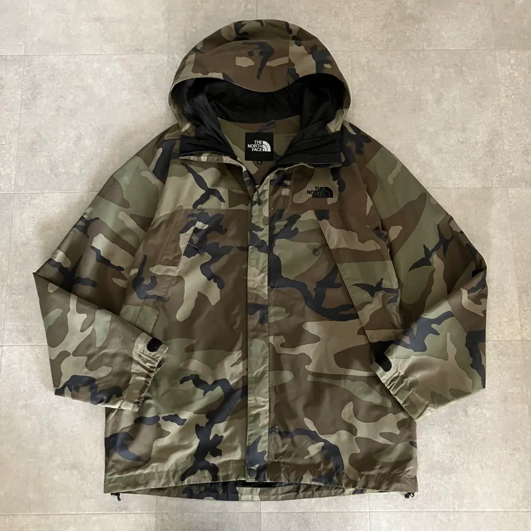 THE NORTH FACE Scoop Jacket マウンテンパーカー Mサイズ カモフラ柄 NP15501 THE NORTH FACE 'SCOOP JACKET'スクープジャケット カモ 迷彩