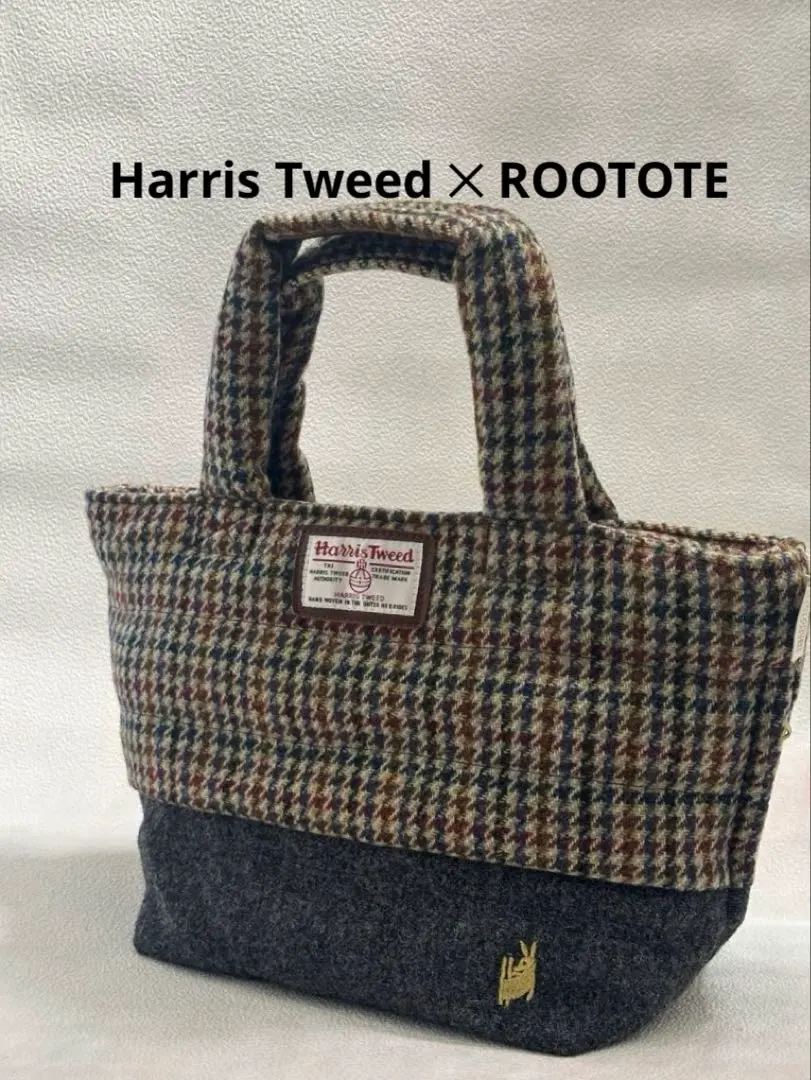 Thumbnail of Excellent Condition Harris Tweed x ROOTOTE Collaboration Tote Bag