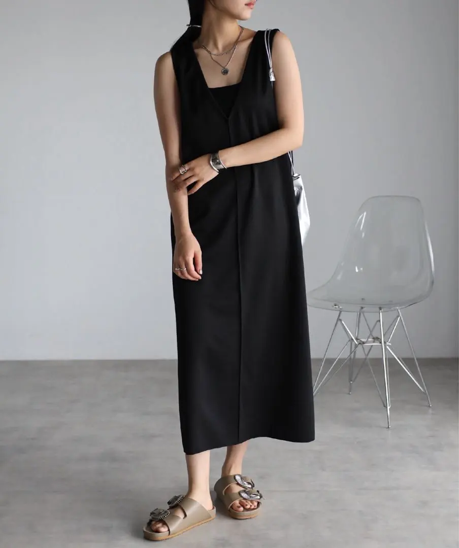 Thumbnail of amini Sleeveless Black Dress
