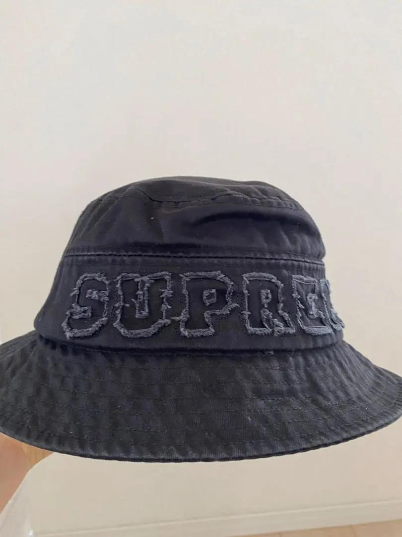 Supreme Outline Crusher シュプリーム ハット 黒S/M Supreme - supreme outline crusher blackの通販 by むー1212's