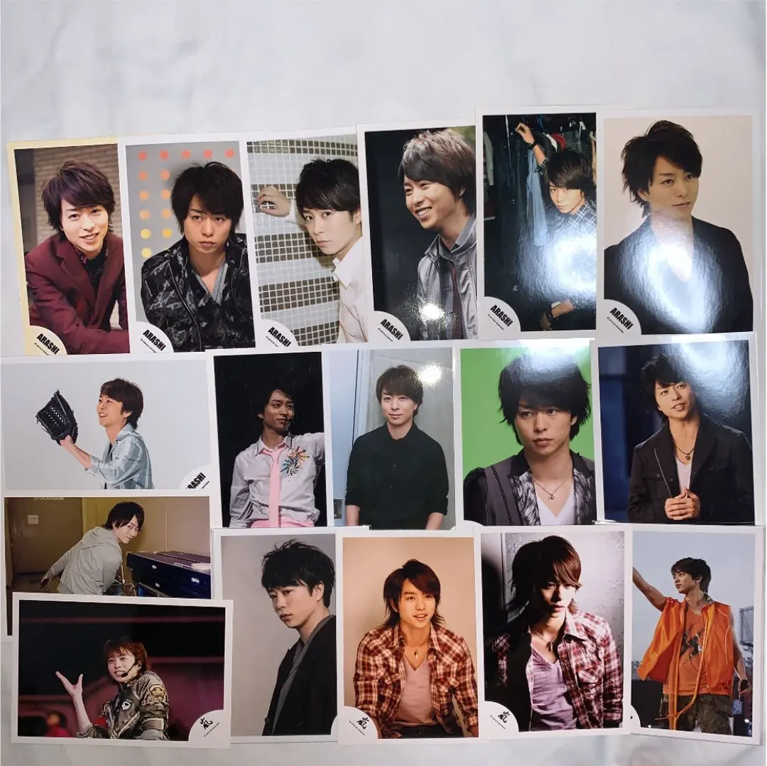 嵐 櫻井翔 公式照片 嵐Logo 17張套組 的縮圖