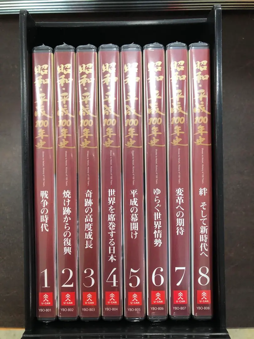 大幅値下❗️未使用未開封　昭和・平成100年記念DVDプレイヤーセット　ユーキャン ◇新品未開封◇ユーキャン／DVD全集『昭和・平成100年史』(全8巻