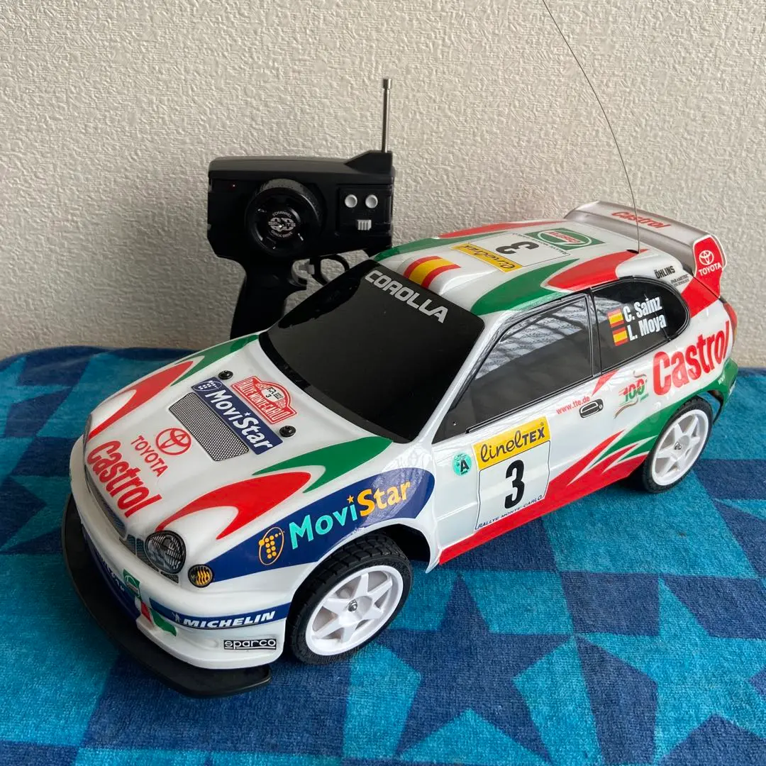 トヨタ カローラWRC 1/10 ラジコンカーキット Amazon.co.jp: 1/10 トヨタ カローラ WRC AE111 未塗装 ラジコン