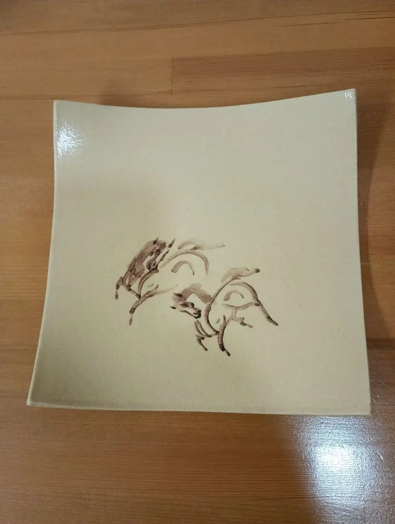 NO511 相馬駒焼　田代法橋　相馬焼　湯呑み5点　馬絵 田代清治右衛門 (田代法橋) 作 十五世 相馬焼 走駒 酒器 猪口