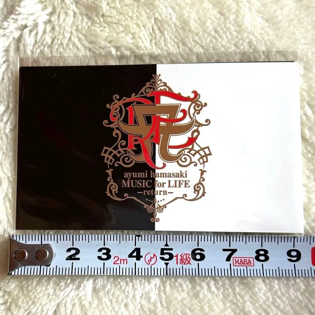 浜崎あゆみ　TA限定Tシャツ　「MUSIC for LIFE ～return～」 ayumi hamasaki MUSIC for LIFE ～return～」Tシャツの受注販売