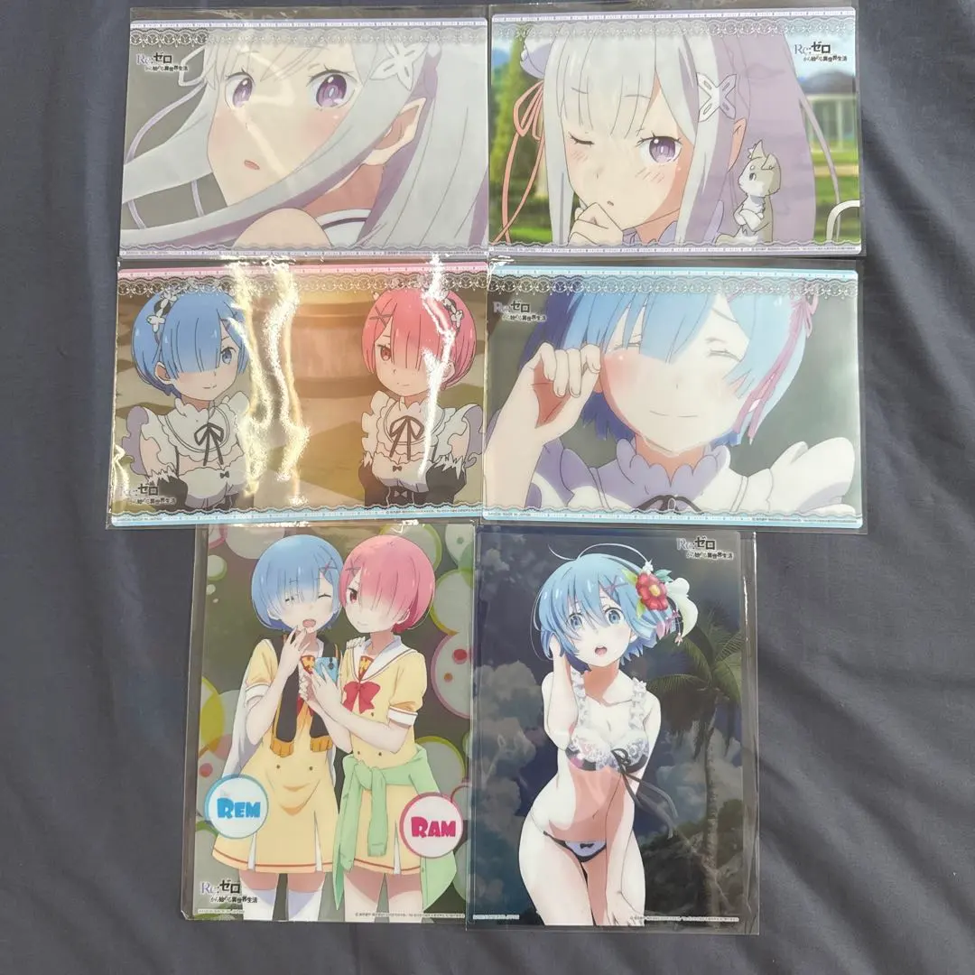 Thumbnail of [Excellent Condition] Re:Zero Clear Card Set Rem Ram - All 6 Cards