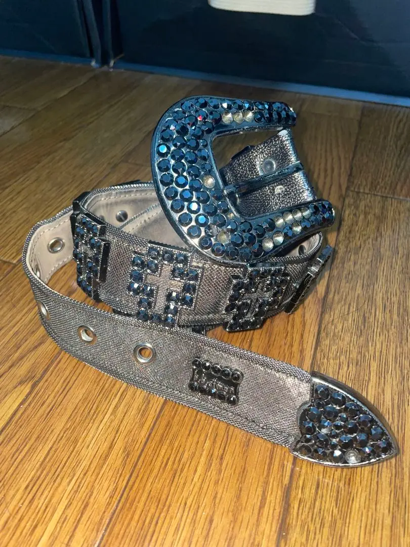 bbsimon シルバー　ベルト b.b.simon ビービーサイモン ベルト スタッズ シルバー STUDS
