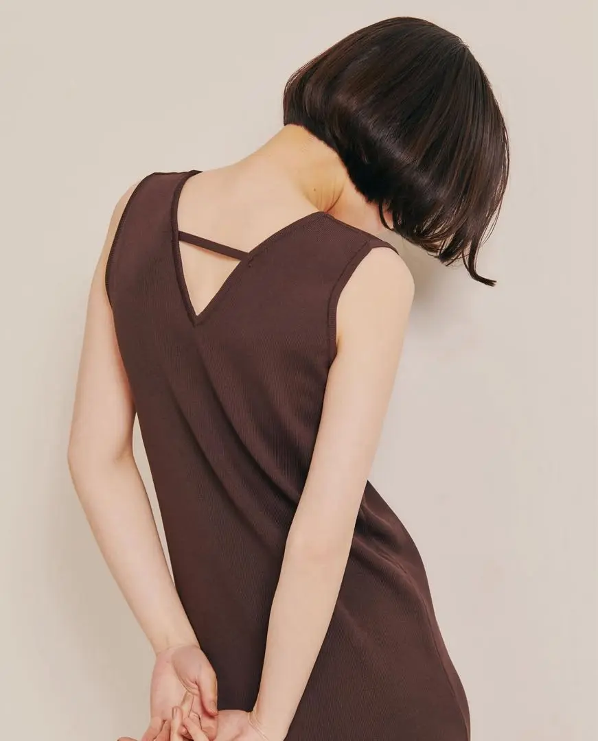 alia アリア　ジャンパースカート　ワンピース セール】Tie knit dress（ワンピース）｜Alia（アリア）の