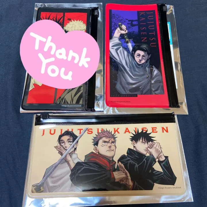 咒術迴戰 Jump Festa 限定 滑動拉鍊袋收藏 乙骨 虎杖 伏黑 的縮圖