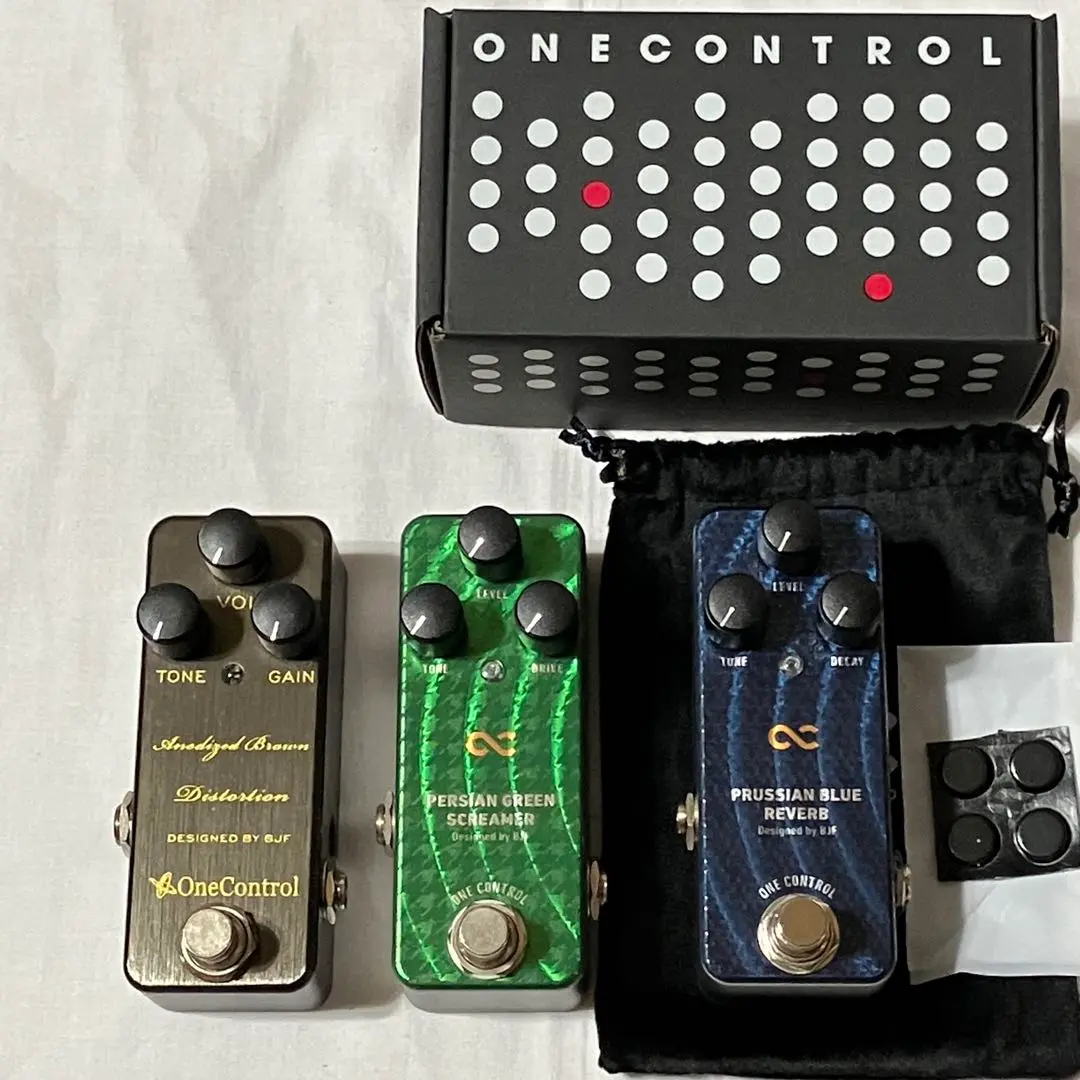 Persian Green Screamer ギターエフェクター One Control Persian Green Screamer Guitar Effects Pedal Made