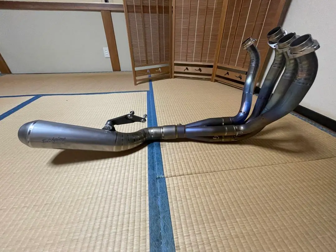 t*3様 z900RSモトコルセエキゾーストマフラー チタン製 取り付け金具付き チタニウム エキゾースト スリップオンシステム Evoluzione for