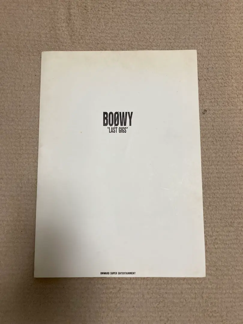2025年最新】BOOWY GIGS パンフレットの人気アイテム - メルカリ