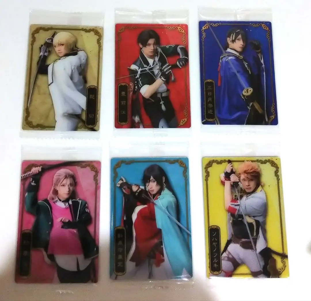 Thumbnail of Individual Sales Available: Musical Touken Ranbu (Toumyu) 10th Anniversary Twin Wafer - 6 Cards
