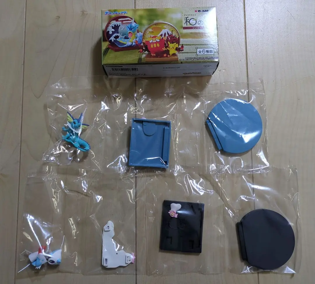 Thumbnail of Unopened inner bag. Pokémon Japanese Window - Vaporeon & Froslass Figure Set of 2