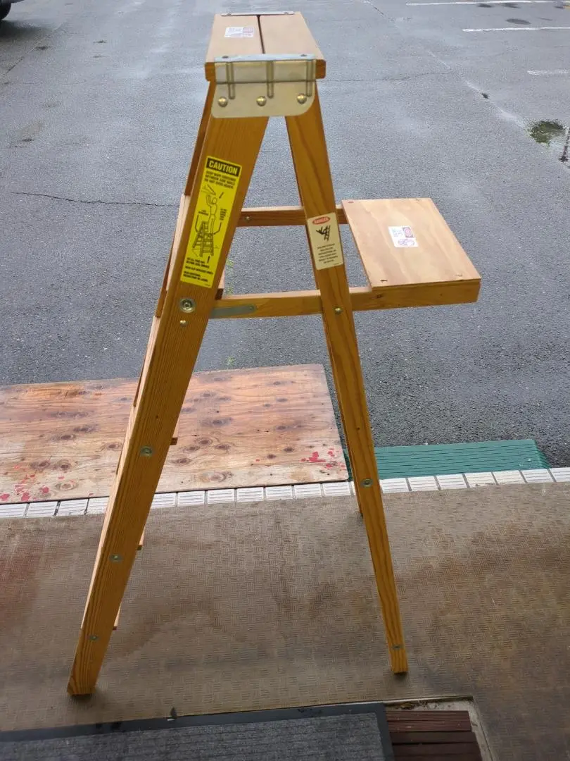 Price Down! USA製 木製脚立 ステップスツール ミシガンラダー ミシガンラダー ステップスツール アメリカ製 木製脚立 はしご