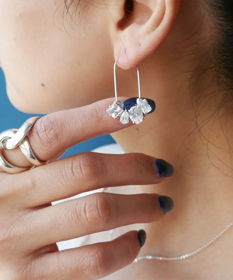 イーエム*ビジュー 耳環 (1504-AP461) 的縮圖