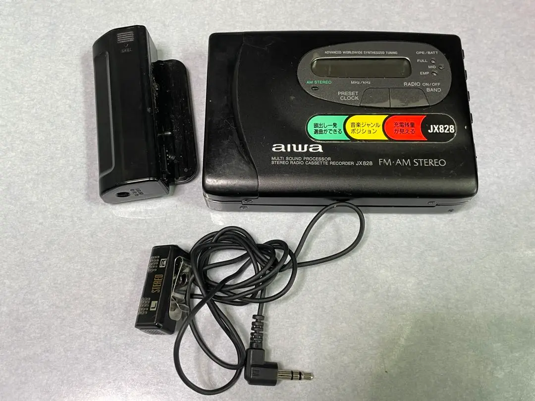 aiwa HS-JX828 (日本製) ジャンク品 Yahoo!オークション -「jx828」(カセットプレーヤー