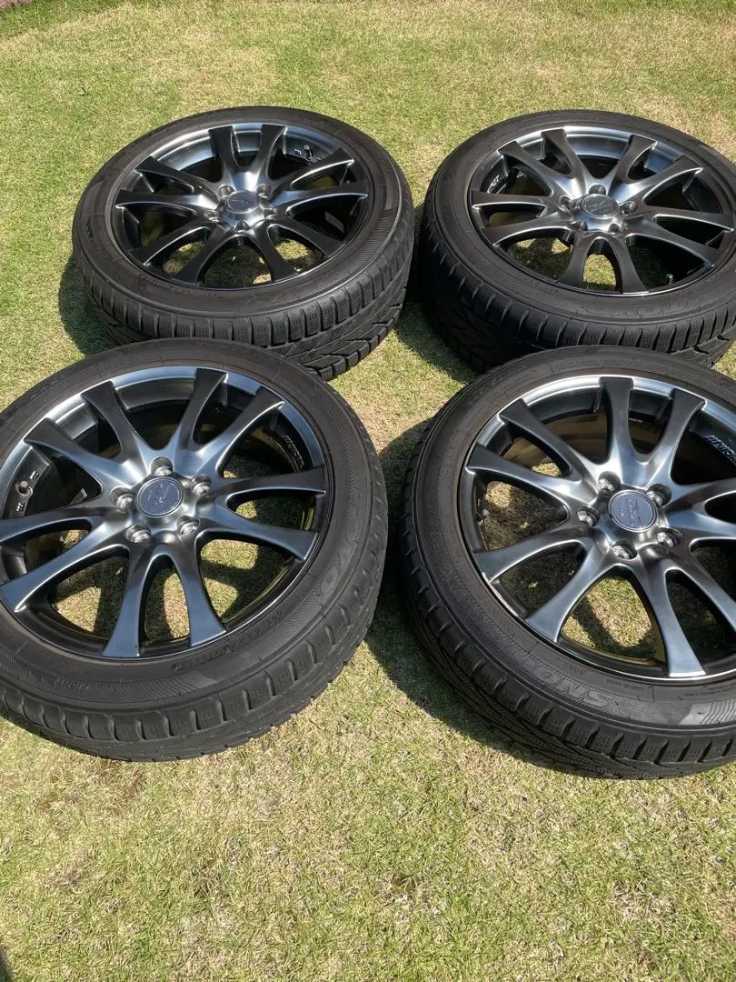 WORK(ワーク) STEEZ(スティーズ) 17インチ×7JJ +50 激安 中古ホイール 4本セット】 WORK(ワーク) STEEZ(スティーズ
