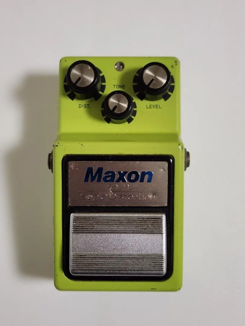 ❤️名機USED❤️80's Maxon SD9 JRC4558D(艶有) Maxon1982 SD-9 Sonic Distortion【JRC 4558D(Gloss)】【MADE IN