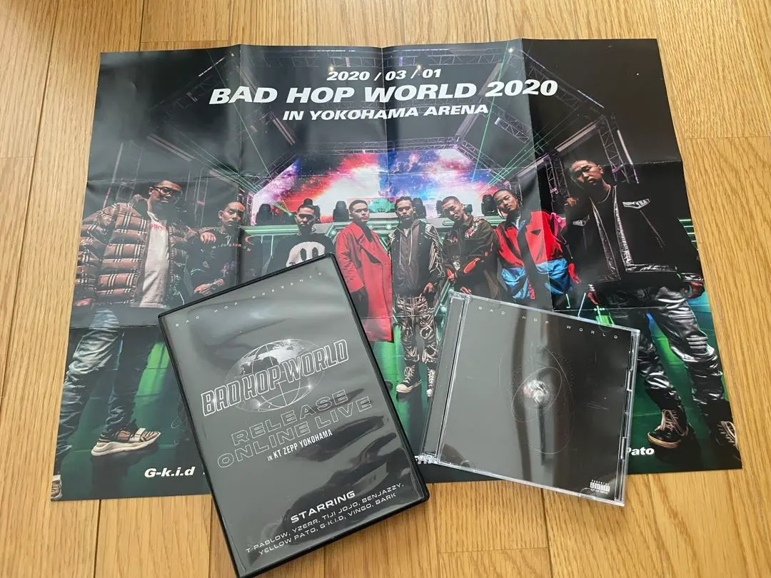 クラファン限定 BADHOP WORLD DVD CD ポスターステッカー付き クラファン限定 BADHOP WORLD DVD CD ポスターステッカー付き