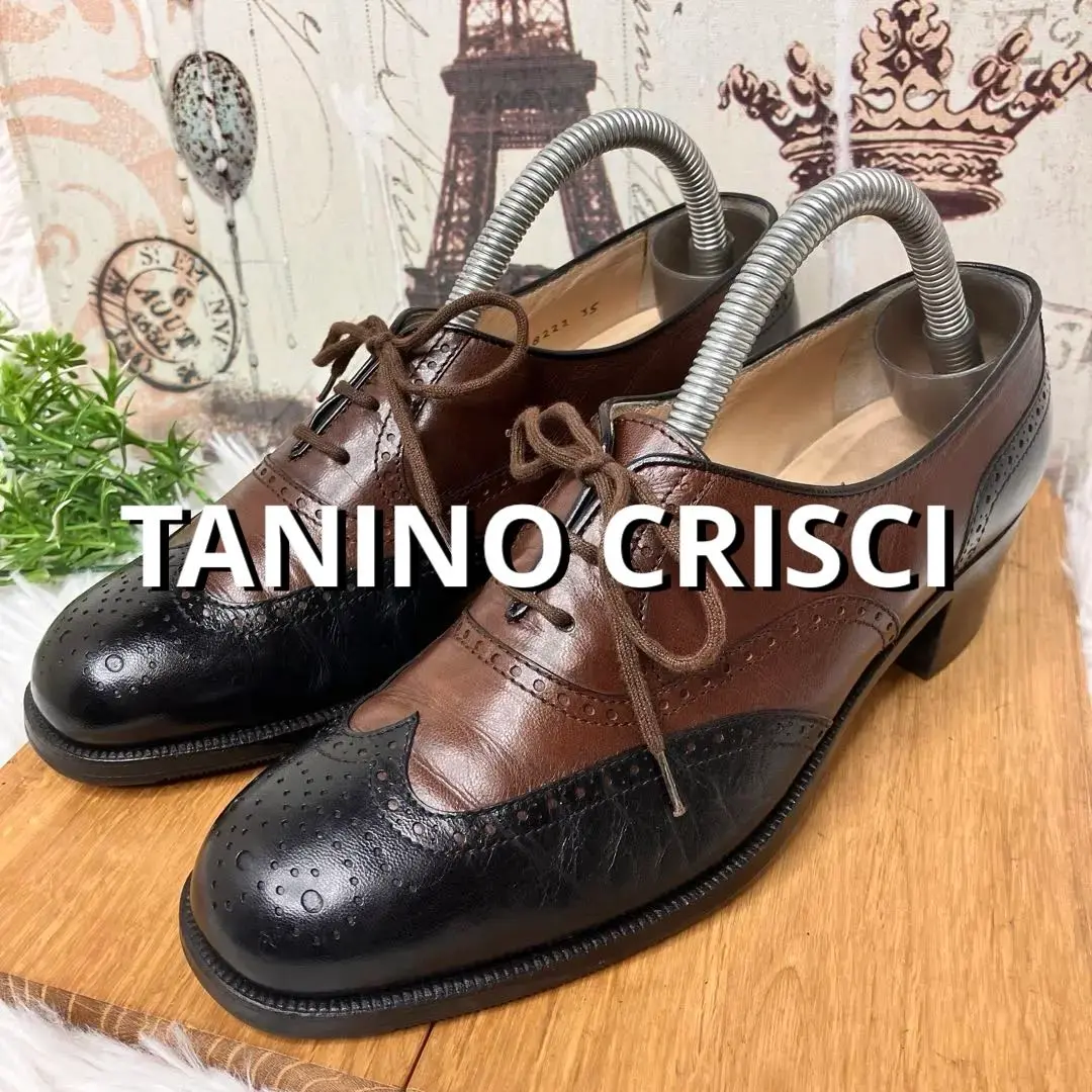 TANINO CRISCI ダークブラウン パンプス 34.5 34 1/2 TANINO CRISCI ダークブラウン パンプス 34.5 34 1/2