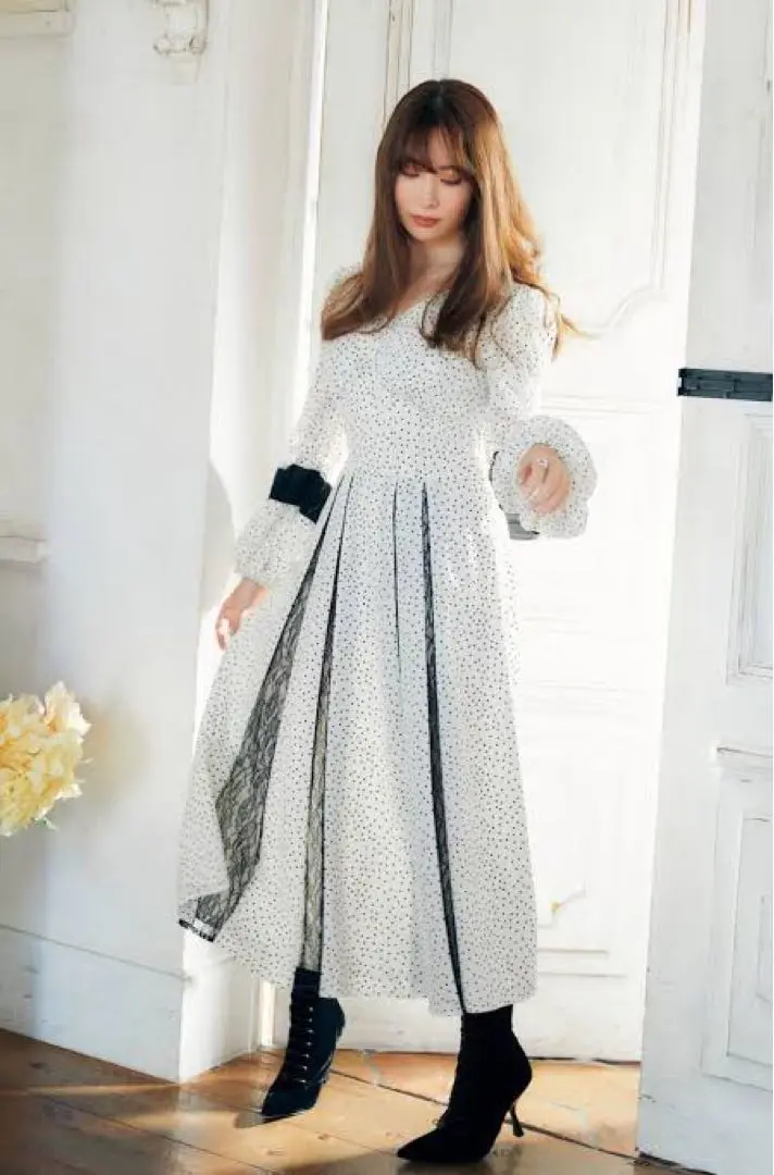 高感度ショップで2023年売れたブランド dot pin 2025年最新】lace-trimmed dressの人気アイテム メルカリ - ワンピース