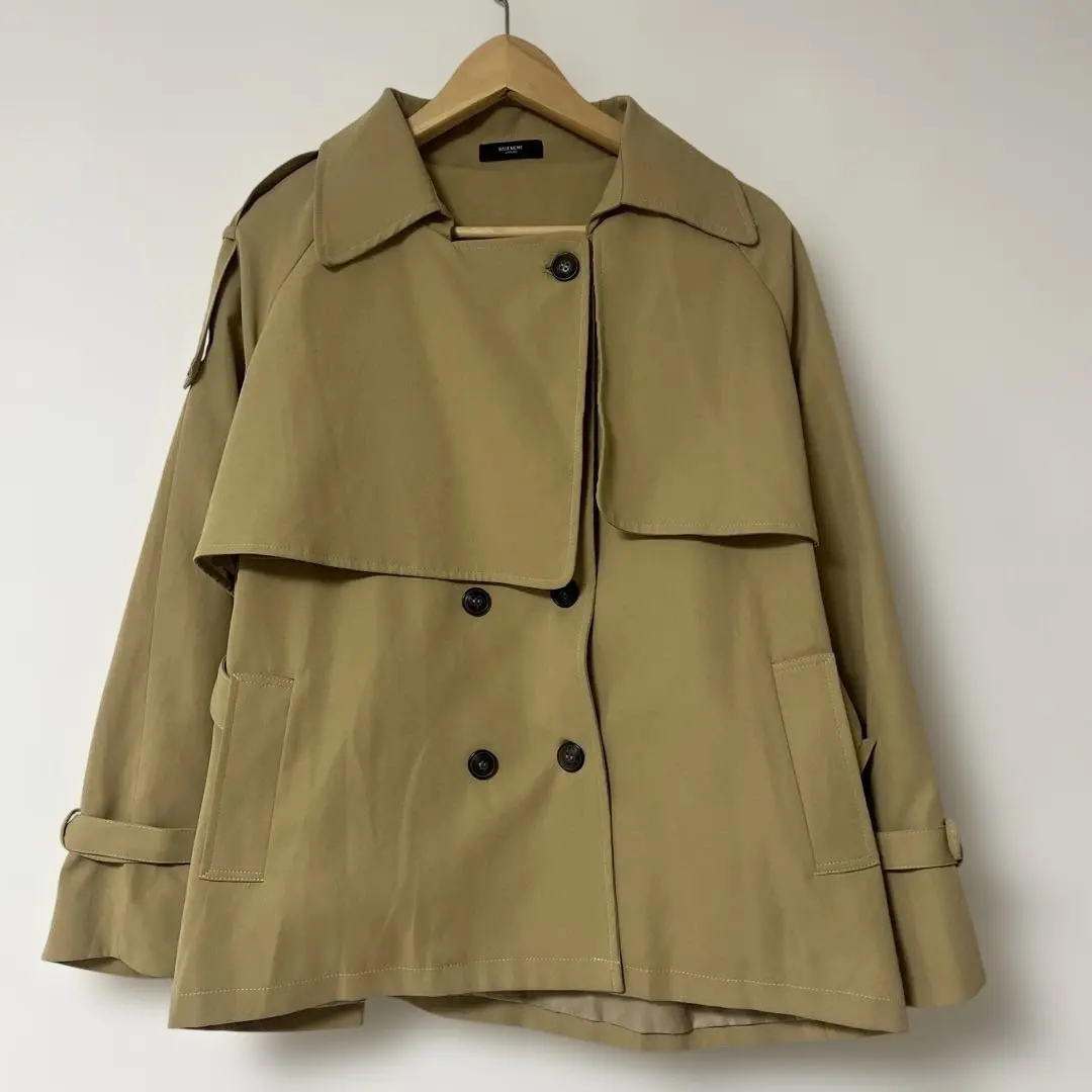 Thumbnail of BASEMENT online Beige Short Trench Coat
