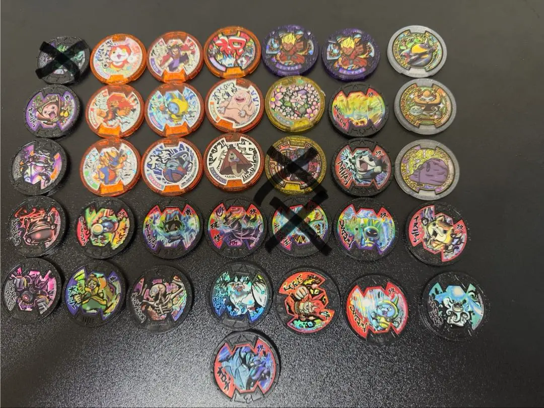 Thumbnail of Yo-kai Watch Medal Lot - Includes Daikichi (Super Lucky), Onikichi (Ogre Lucky), and Legend Medals. Individual sales possible.