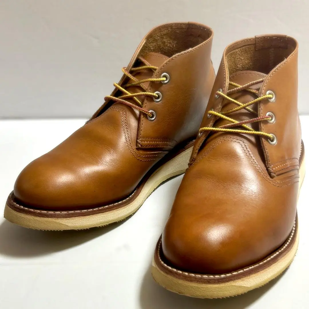 ふくちゃん様 極美品 レッドウィング 【25.5】 チャッカブーツ 3140 REDWING (レッドウィング) 3140 Work Chukka ワークチャッカ