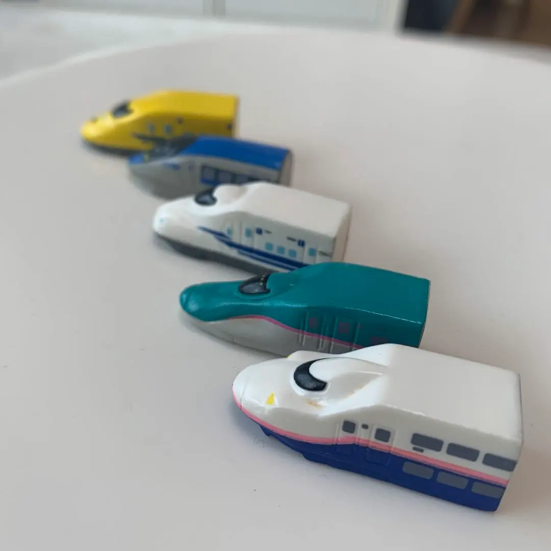 Thumbnail of Shinkansen Miniature 5-Car Set Bath Ball