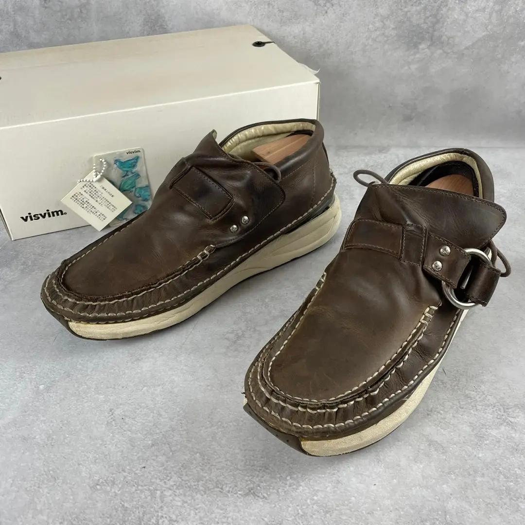 VISVIM ビズビム ダブルリングモカシン　US10 VISVIM ビズビム Ring Moccasin ダブル リング モカシン レザー