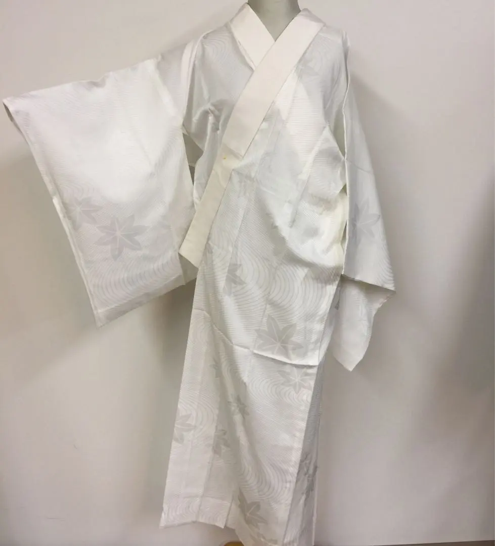 Thumbnail of Washable formal kimono undergarment, flowing water and autumn leaves, kimono