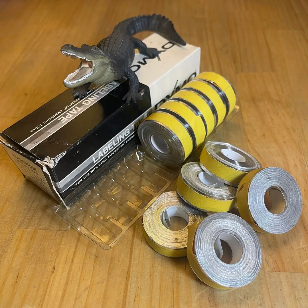 ■製品保証■【美品・機関良好】ダイモ DYMO M-2 アルミ無垢 170-21 製品保証あり・超美品・機関良好】ダイモ テープライター DYMO