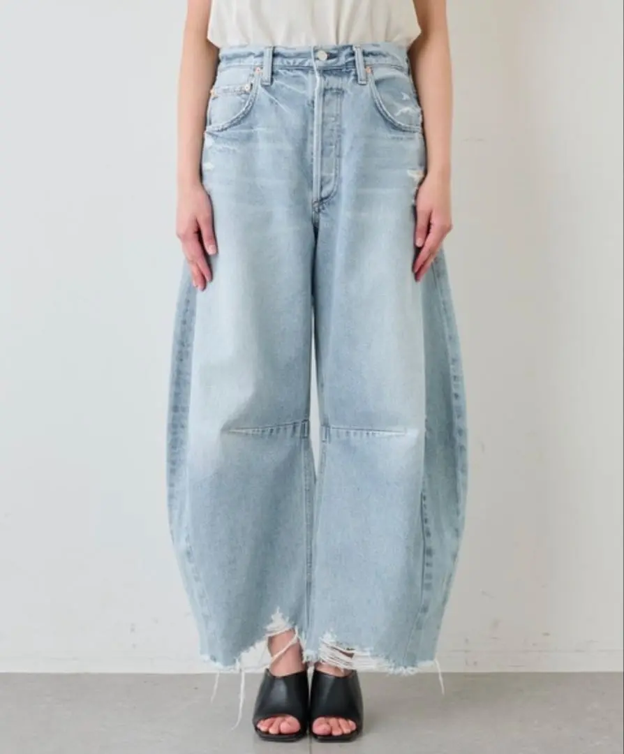 【未使用・タグ付】HORSESHOE JEAN デニム/ナチュラル/27 2025年最新】citizens of humanity horseshoe jeanの人気