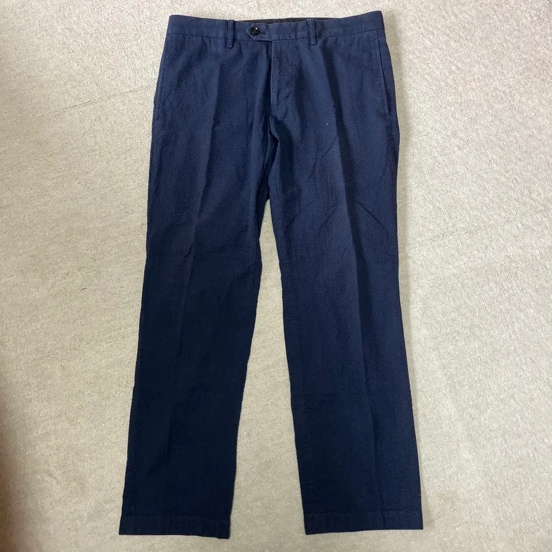 Thumbnail of Melrose Navy Slacks with Waist Button