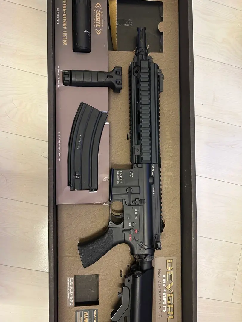 次世代 DEVGRU デブグル セット販売(オプション多数) 東京マルイ HK416D DEVGRU 次世代電動ガン デブグル 付属品多数