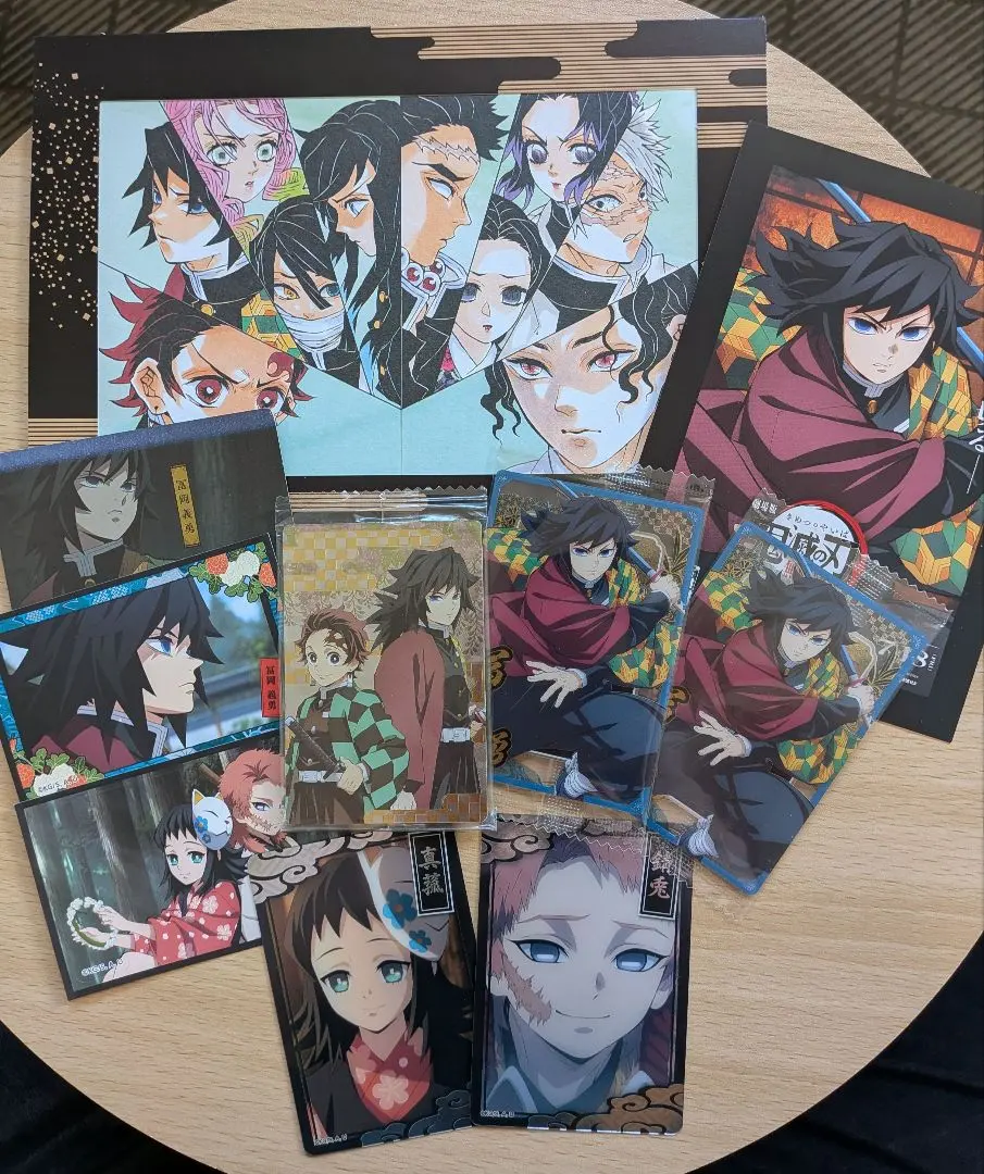 Thumbnail of Demon Slayer Giyu Tomioka Set ☆ Latest 10th Edition Mugen Castle Arc Demon Slayer Wafer Card