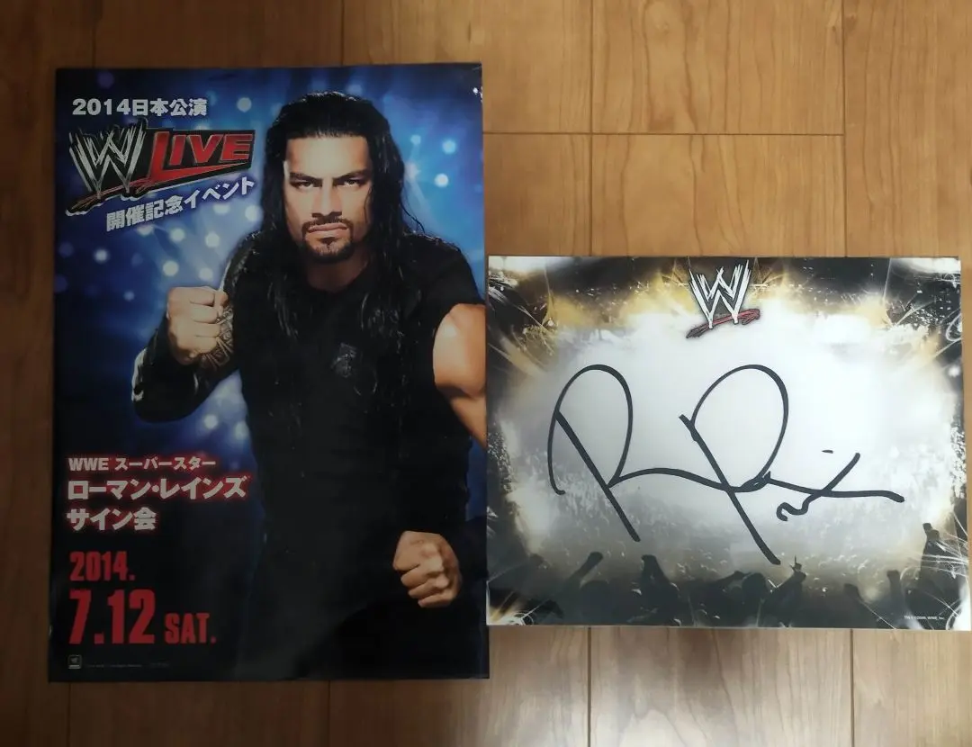 ロマンレインズ　サイン&レリックカード　44/50 TOPPS WWE ロマンレインズサイン&レリックカード44/50 TOPPS WWE