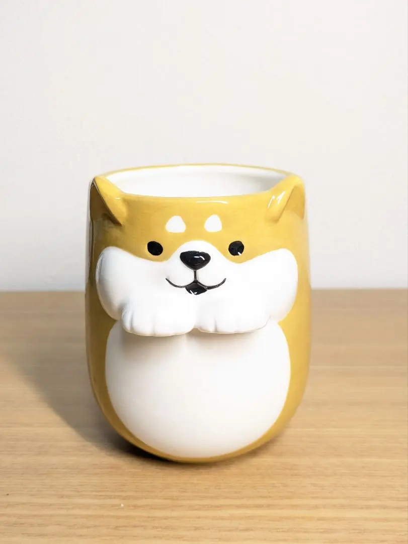 輕輕扶手湯吞 柴犬 的縮圖