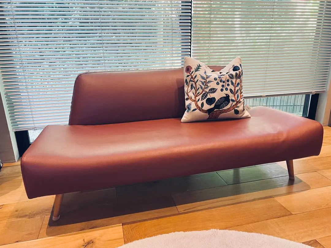 出品2/6までIDEEプレジールソファPLAISIR SOFA 別注合皮レザー茶 IDEE Leather Sofa ｜IDEE SHOP Online