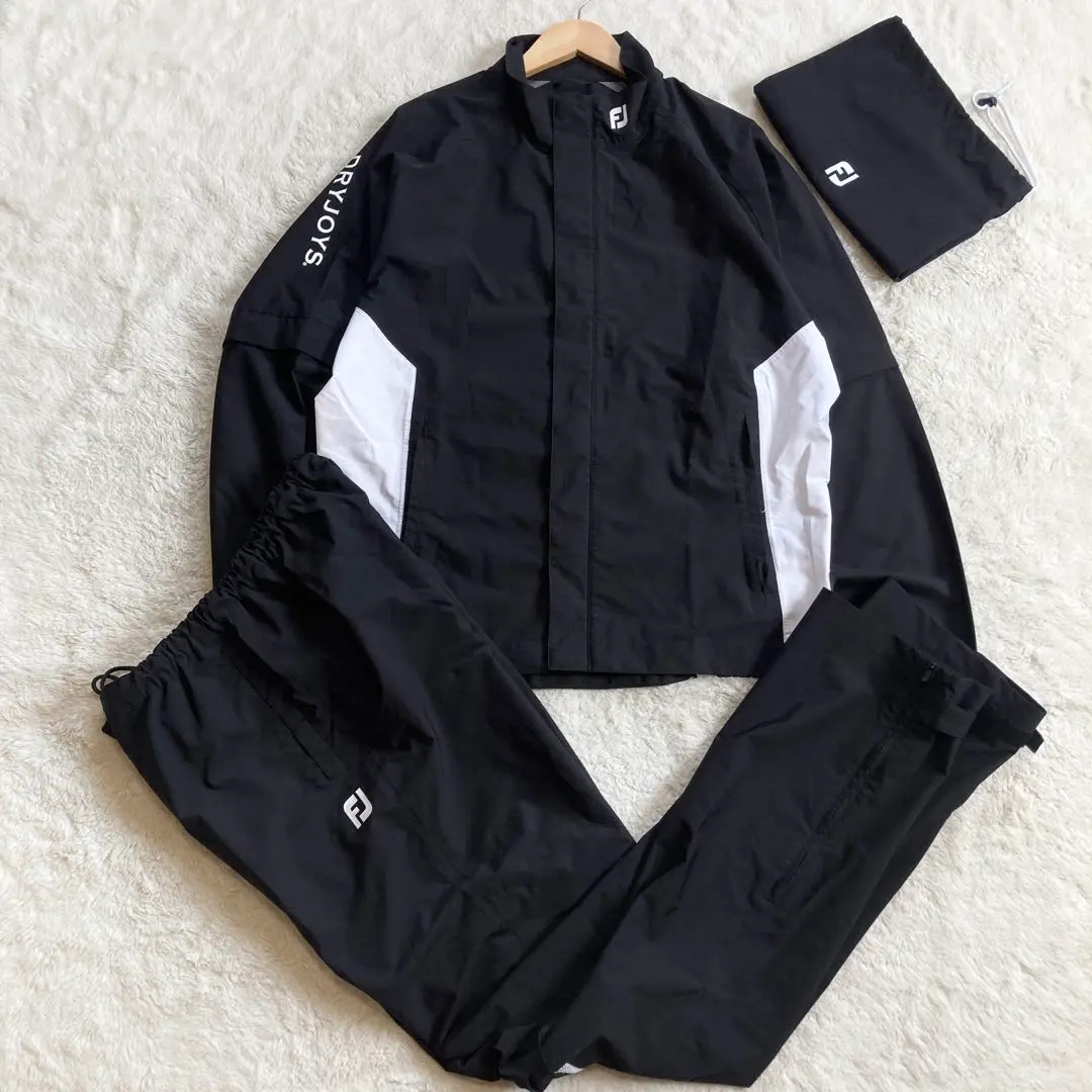 FootJoy フットジョイ レインウェア上下セット レッド×黒 2WAY