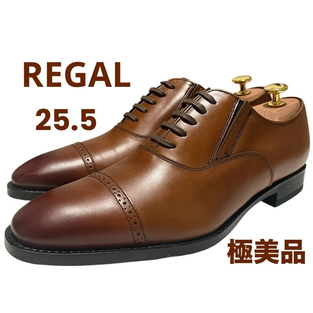 【極美品】◾️REGAL リーガル◾️ストレートチップ◾️31MR◾️本革◾️ブラウン 2025年最新】リーガル 靴 31MRの人気アイテム - メルカリ
