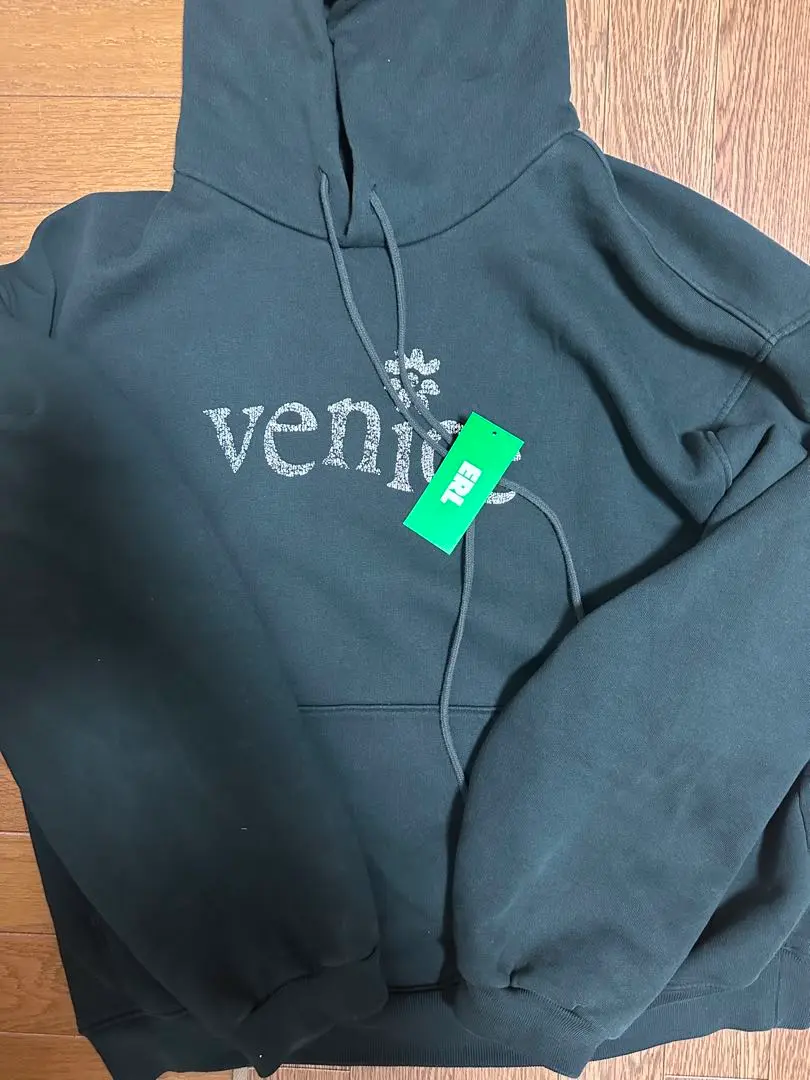 関税込 国内発送 [ERL] シルバープリント ベニス フーディー 関税込 ERL Venice Hoodie ヴェニスフーディー パーカー (ERL