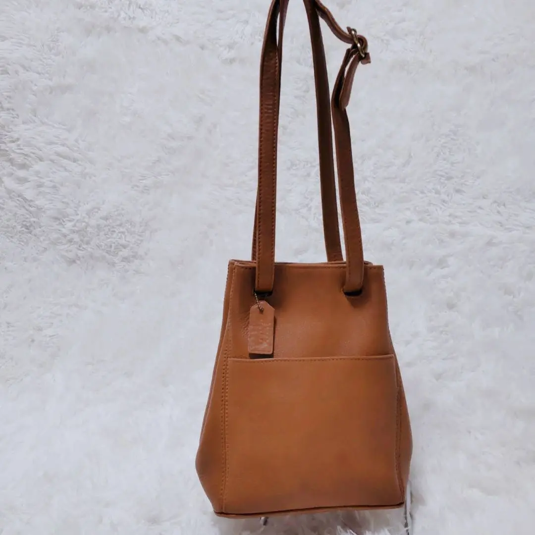 COACH - オールドコーチ 巾着 ショルダーバッグ オールレザー