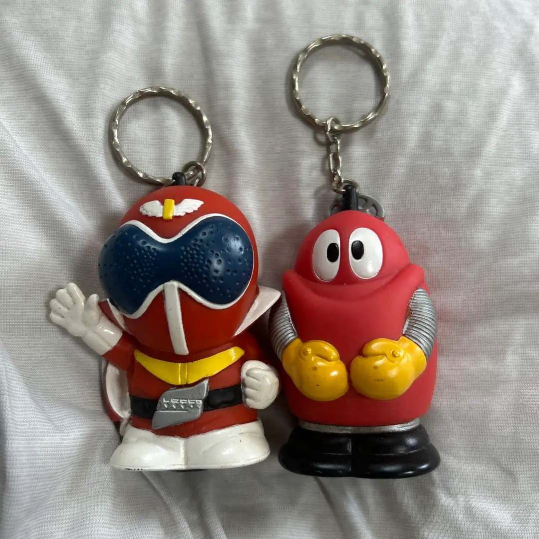 当時物 ゴレンジャー アカレンジャー ダイキャスト キーホルダー 昭和レトロ 昭和レトロゴレンジャー赤レンジャーダイキャストキーホルダー無