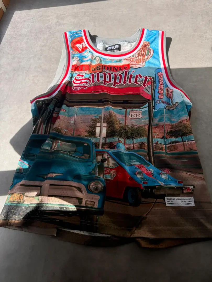 美品 サプライヤー MESH TANKTOP VEGAS 2025年最新】SUPPLIER タンクトップ・ノースリーブトップスの