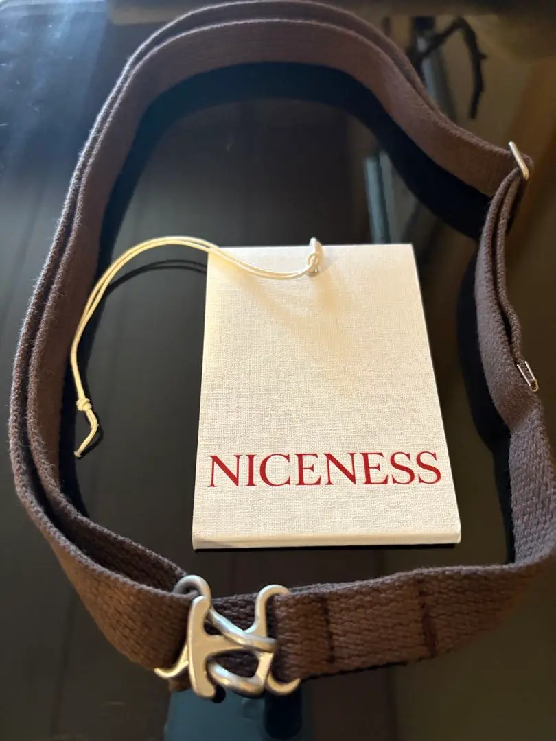 niceness ベルト　COMER ナイスネス NICENESS】Wバックルカイマンベルト”COMER” - メルカリ