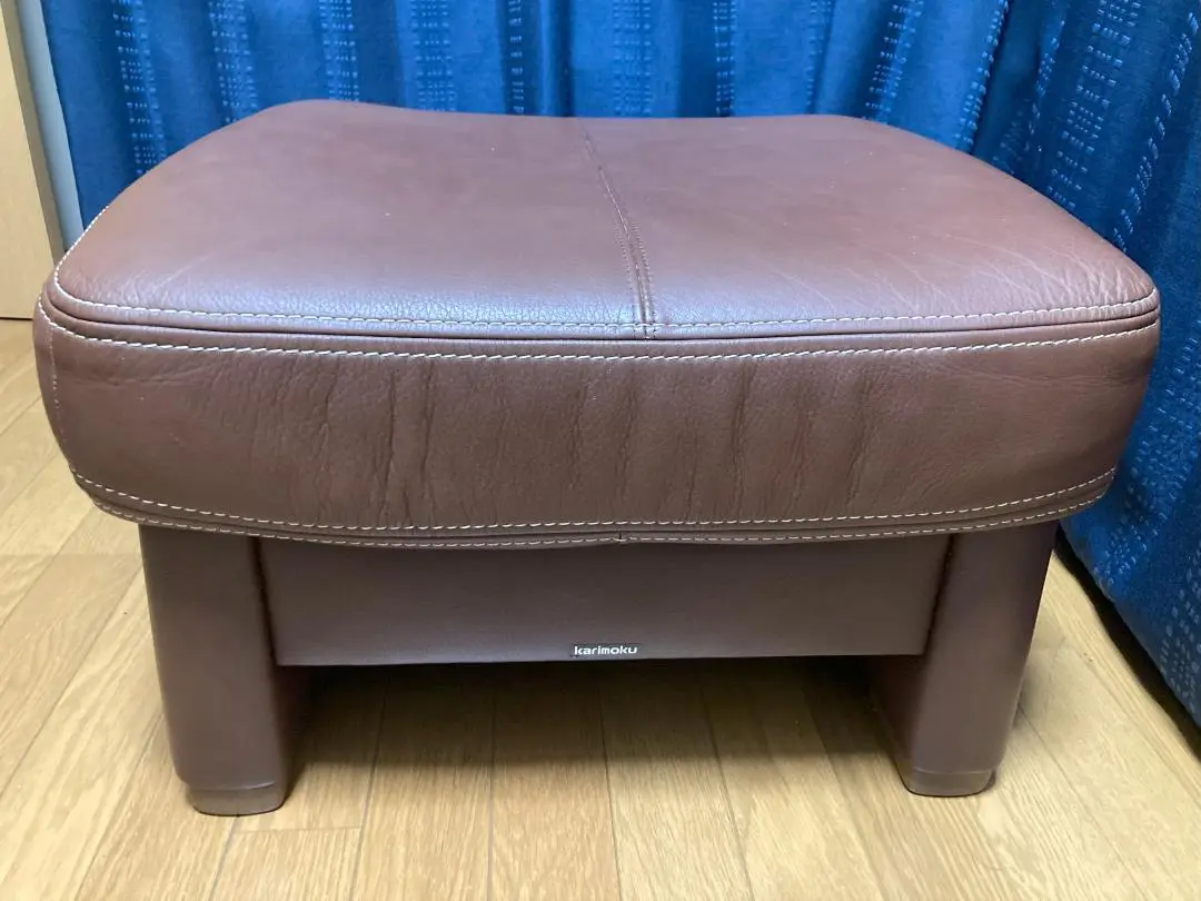 【美品】karimoku カリモク オットマン スツール ZTシリーズ 本革 i-img1200x800-