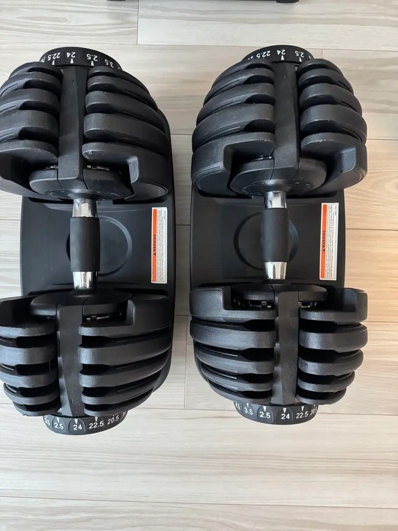 MOJEER 可変式ダンベル 40kg×2　岐阜県瑞穂市直接受け渡し 手渡し希望】可変式 ダンベル 40kg 2個セット