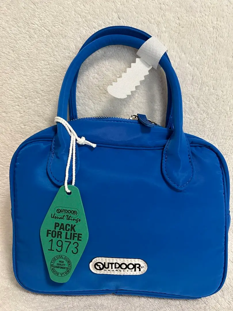 【OUTDOOR PRODUCTS】2WAY CUBE BAG サックスブルー OUTDOOR PRODUCTS】2WAY CUBE BAG サックスブルー